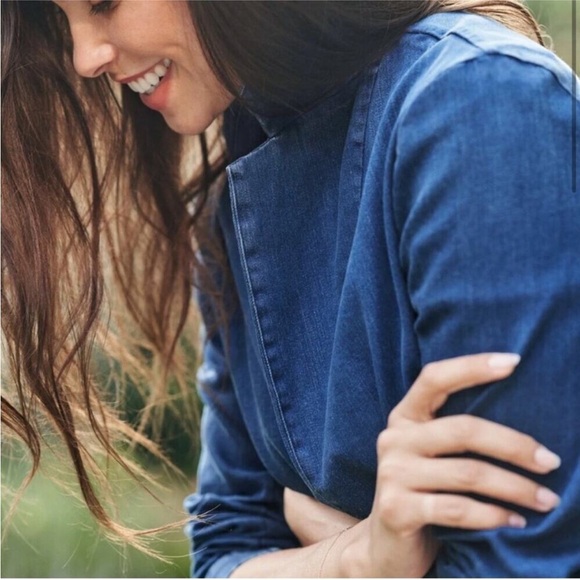 Frank & Eileen Dublin Deep Blue Jean Jacket - Picture 3 of 12